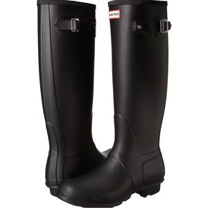 hunter original tall boots size EU 38 black